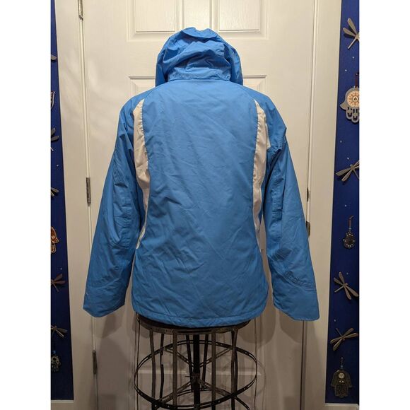 Columbia XCO Women’s Large Interchange 3-in-1 Jacket – Blue – Removable Hood – E - Picture 4 of 16